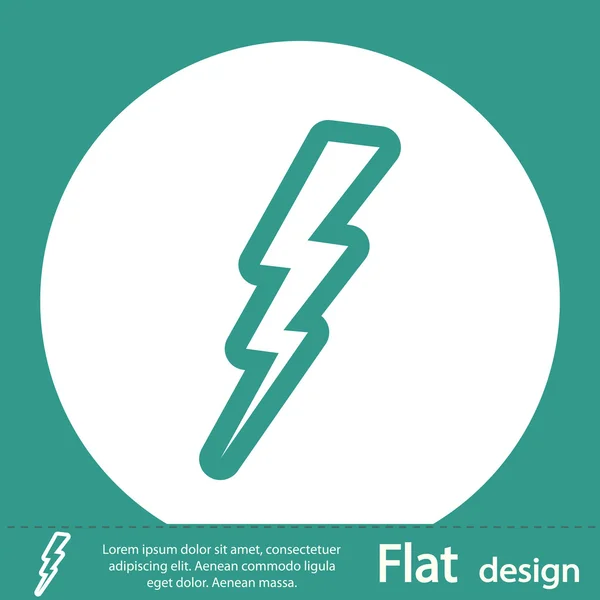 Lightning Bolt pictogram — Stockfoto