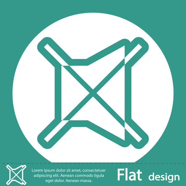 Volume icon, flat design — Stock Photo, Image