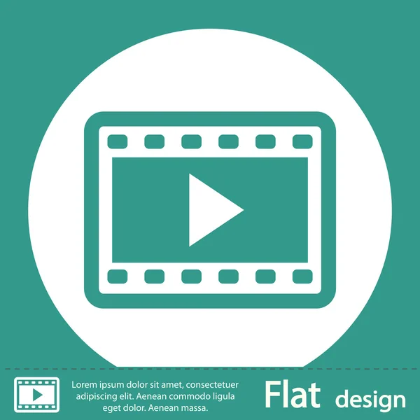 Videoframe pictogram — Stockfoto