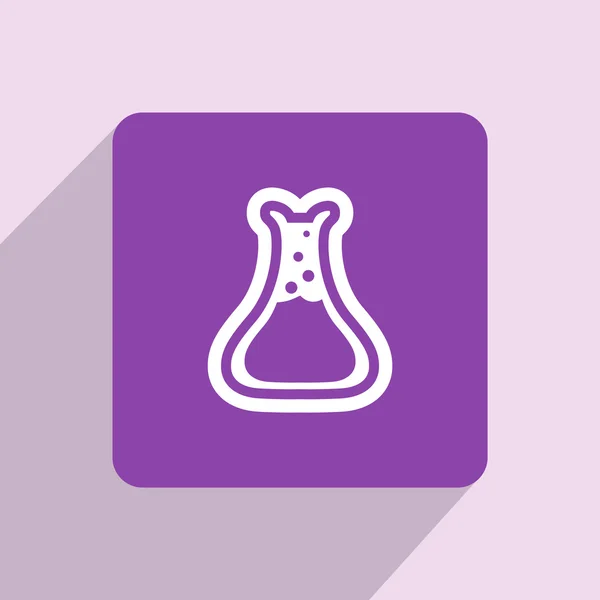 Laboratory glass icon — Stock Photo, Image