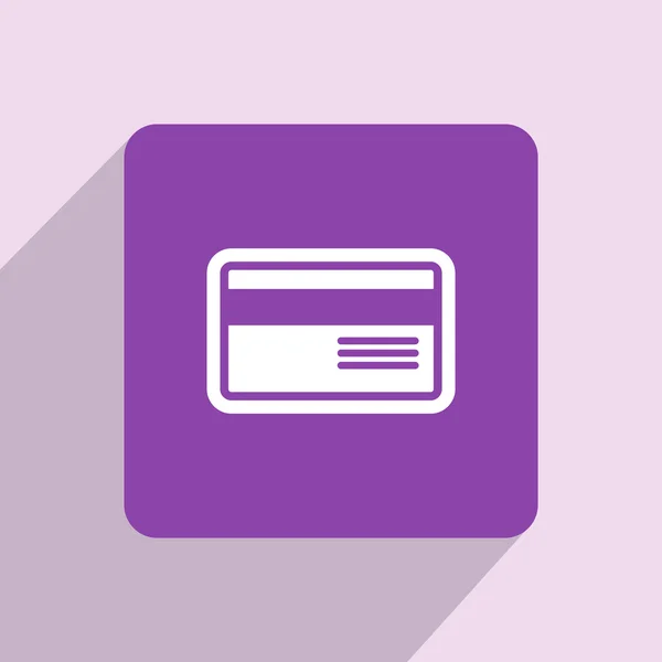 Bank credit card icon — Stock Photo, Image