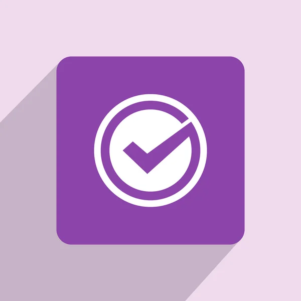 Tick icon design — Stock Photo, Image