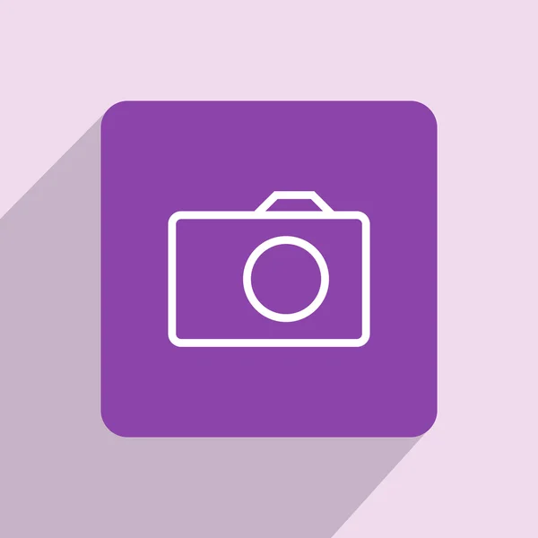 Ikone der Fotokamera — Stockfoto