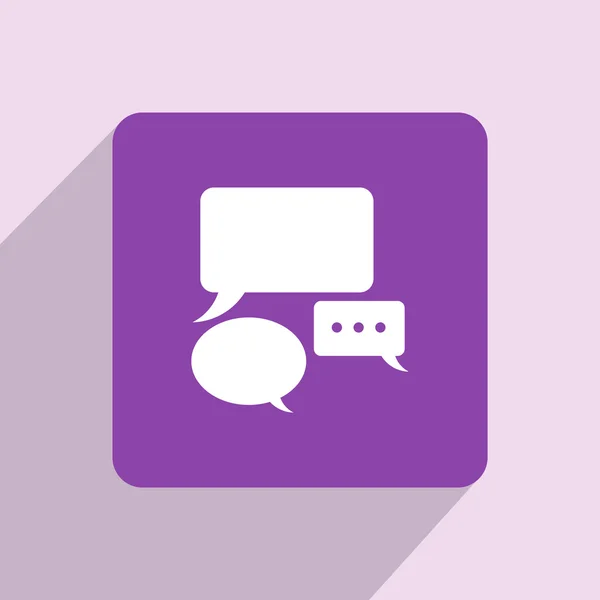 Speech bubble icon — Stock Photo, Image