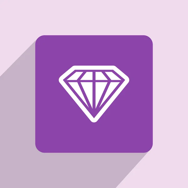 Diamantpictogram — Stockfoto