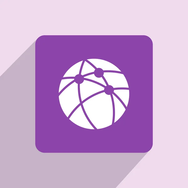 Global technology or social network icon — Stock fotografie