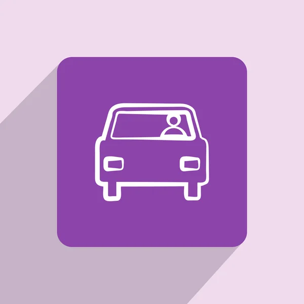 Auto pictogram — Stockfoto