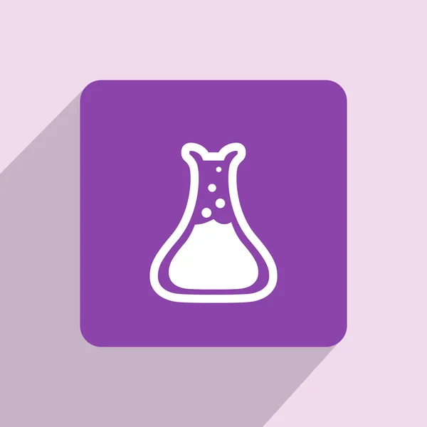 Ikona szkło laboratoryjne — Zdjęcie stockowe
