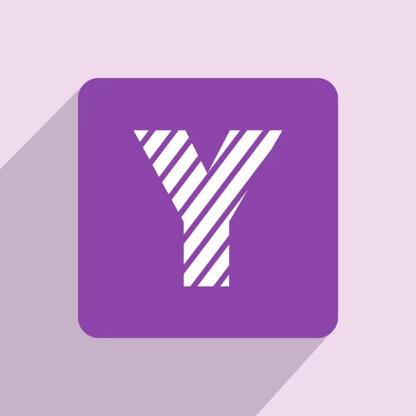 Letter Y icon. — Stock Photo, Image