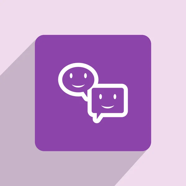 Speech bubble icon — Stock Photo, Image