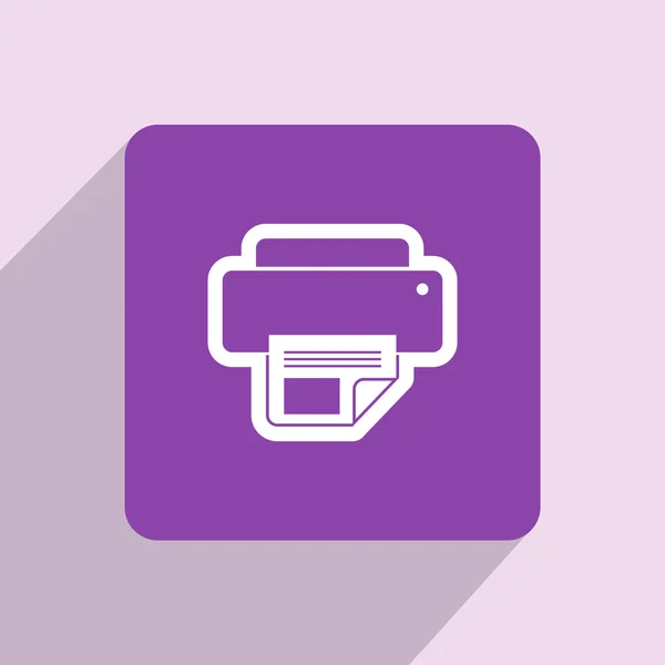 Printer icon design — Stock Photo, Image