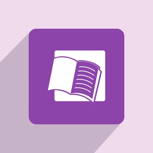 Open book icon — Stock Photo, Image