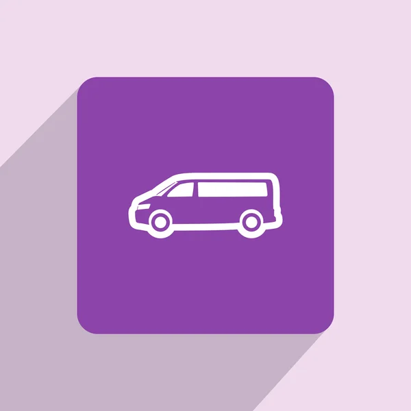 Vrachtwagen Flat Icon — Stockfoto