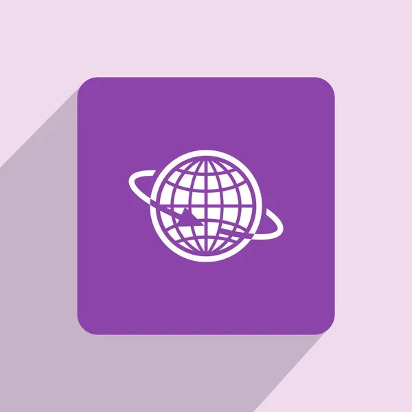 Planet icon design — Stock Photo, Image