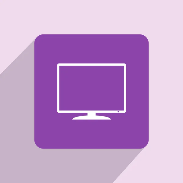 Monitor icon design — Stock Photo, Image