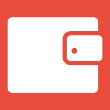 M-cüzdan simge düz tasarım stil