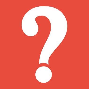 Soru işareti simgesi simgesi