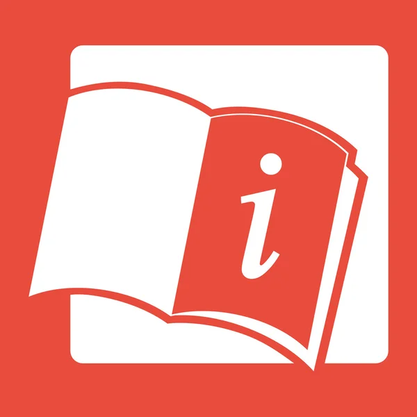 Open book icon — Stock Photo, Image