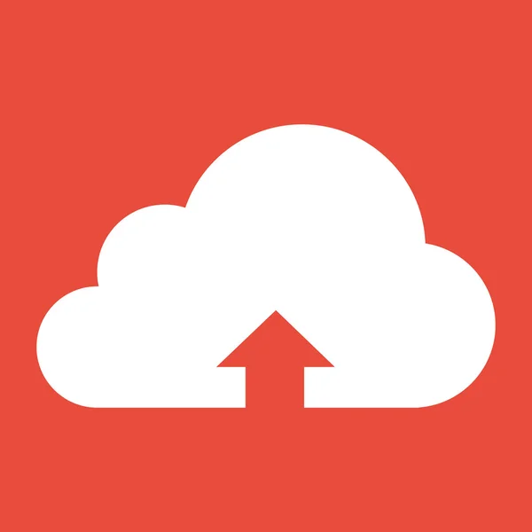 Cloud upload icon — Stock Photo, Image