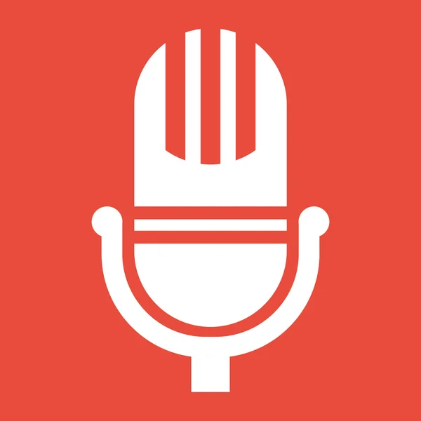 Microphone icon design — Stock Photo, Image