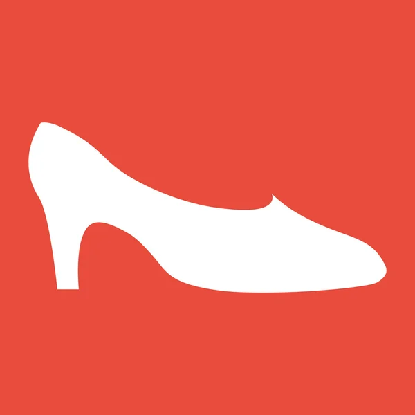 Zapato icono plano — Foto de Stock