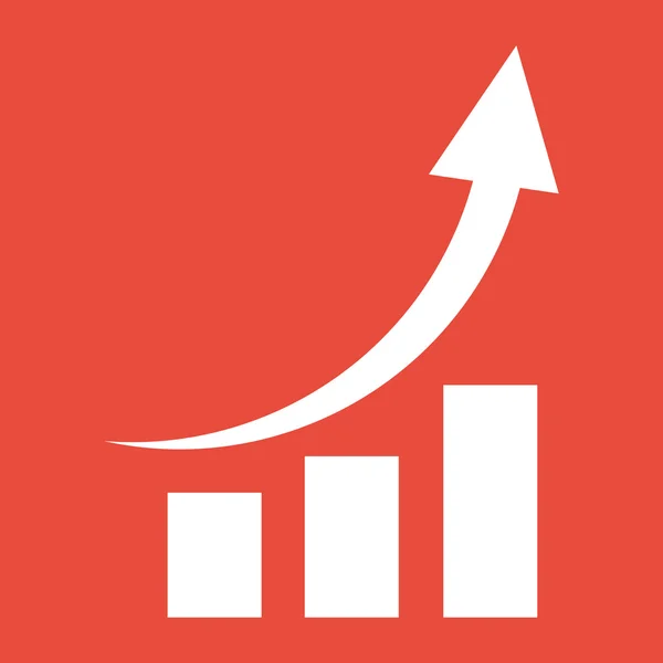 Graph chart Icon — Stock Photo, Image