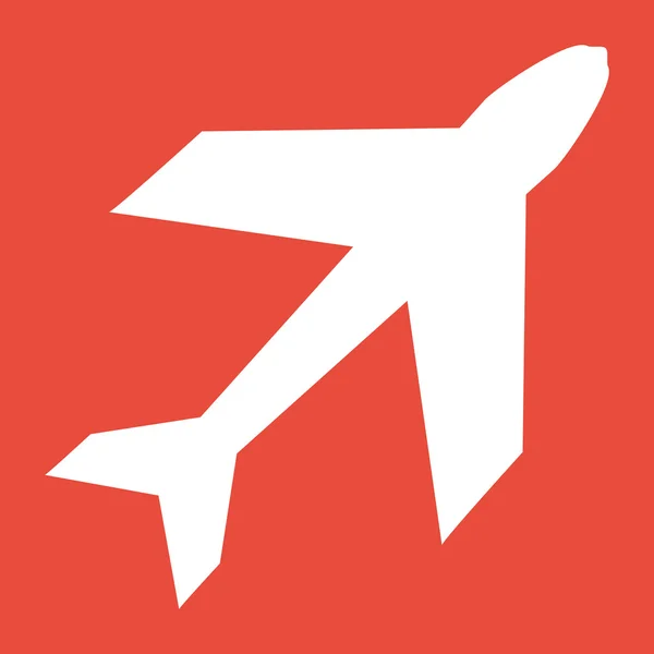 Vliegtuig symbool — Stockfoto