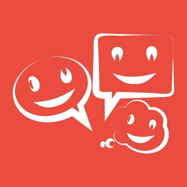 Speech bubble icon — Stock Photo, Image