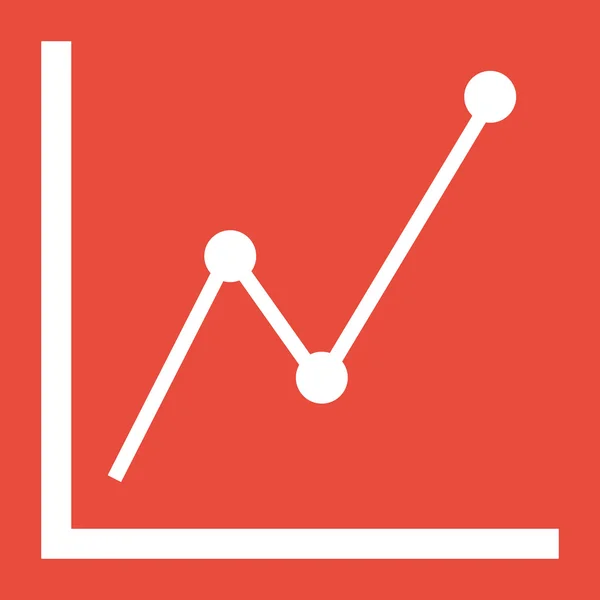 Grafikon diagram ikon — Stock Fotó