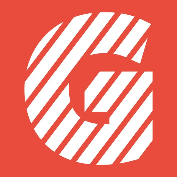 Ikona litera G. — Zdjęcie stockowe