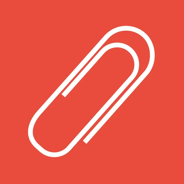 Paper clip icon — Stock Photo, Image