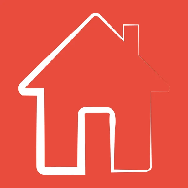 House icon flat design — Stock Photo, Image