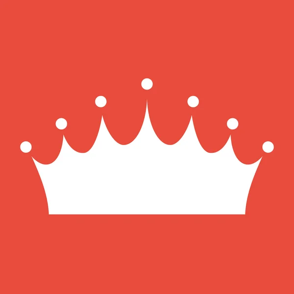 Crown icon Flat design — Stock Photo, Image