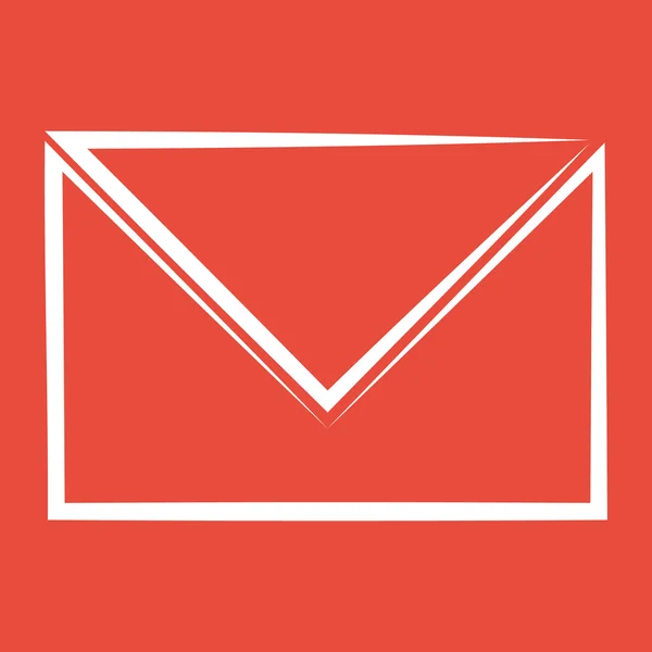 Envelope icon design — Stock Photo, Image