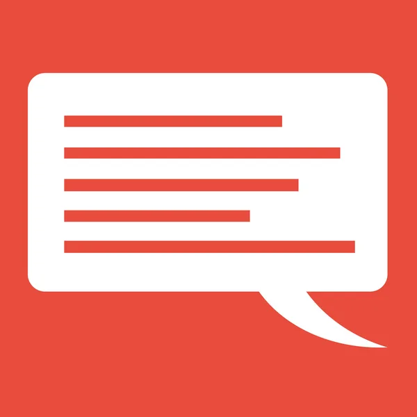 Speech bubble icon — Stock Photo, Image