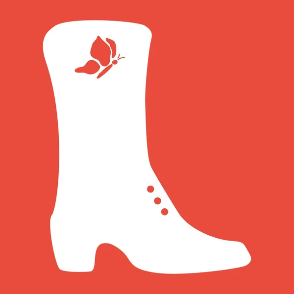 Shoe flat icon — Stock Photo, Image