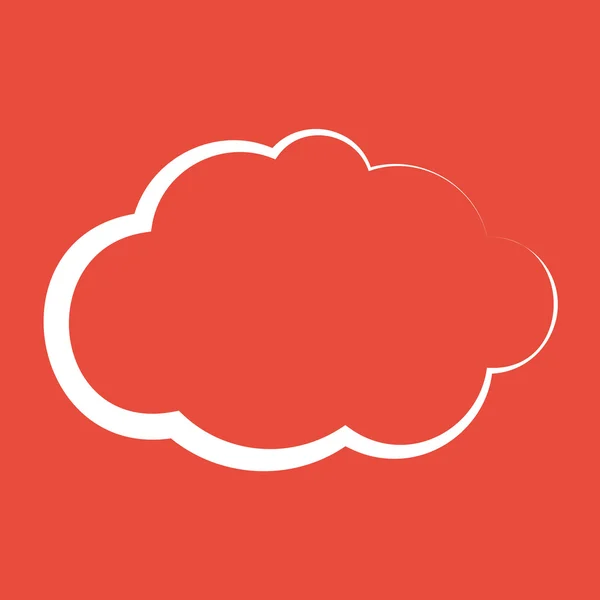 Cloud Icon design — Stock Photo, Image