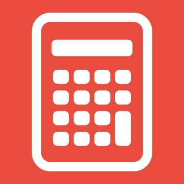 Hesap makinesi simge tasarım