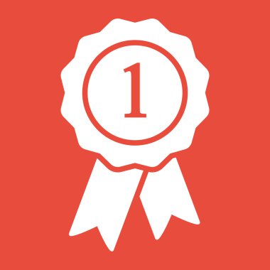 Kurdele simgeli rozet