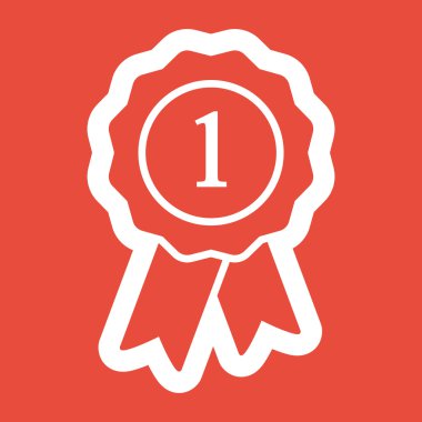 Kurdele simgeli rozet