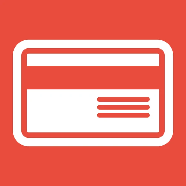 Banka kredi kartı simgesi — Stok fotoğraf