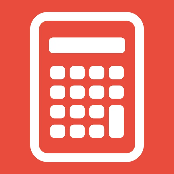 Kalkulator ikona designu — Zdjęcie stockowe