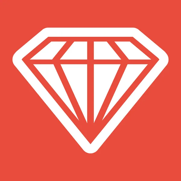 Icono de diamante —  Fotos de Stock