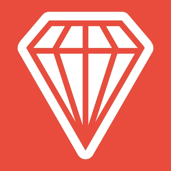 Diamond icon — Stock Photo, Image