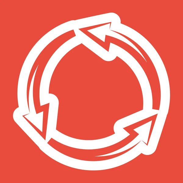 Circular arrows icon — Stock Photo, Image