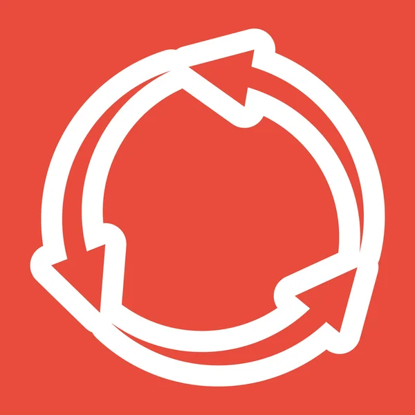 Circular arrows icon — Stock Photo, Image