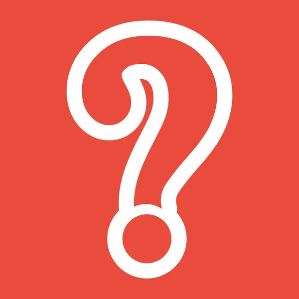 Question mark sign icon — Stock Photo, Image