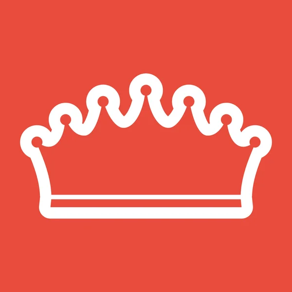 Corona icono Diseño plano —  Fotos de Stock