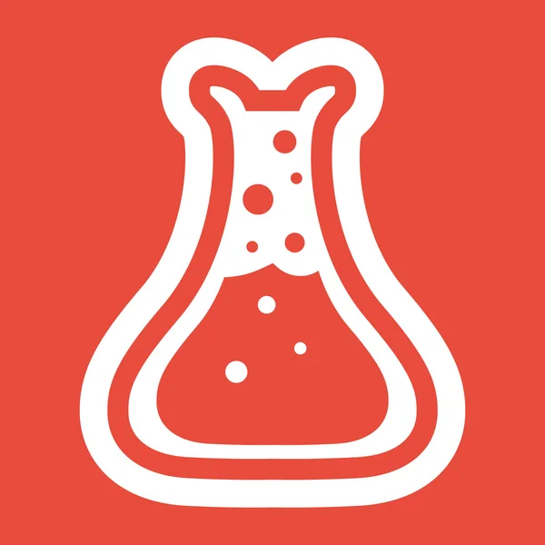 Laboratoriet glas ikon — Stockfoto