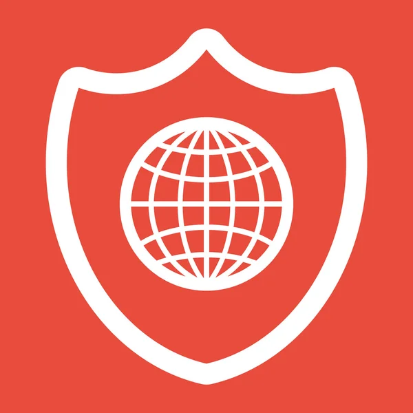 Shield icon design — Stock Photo, Image